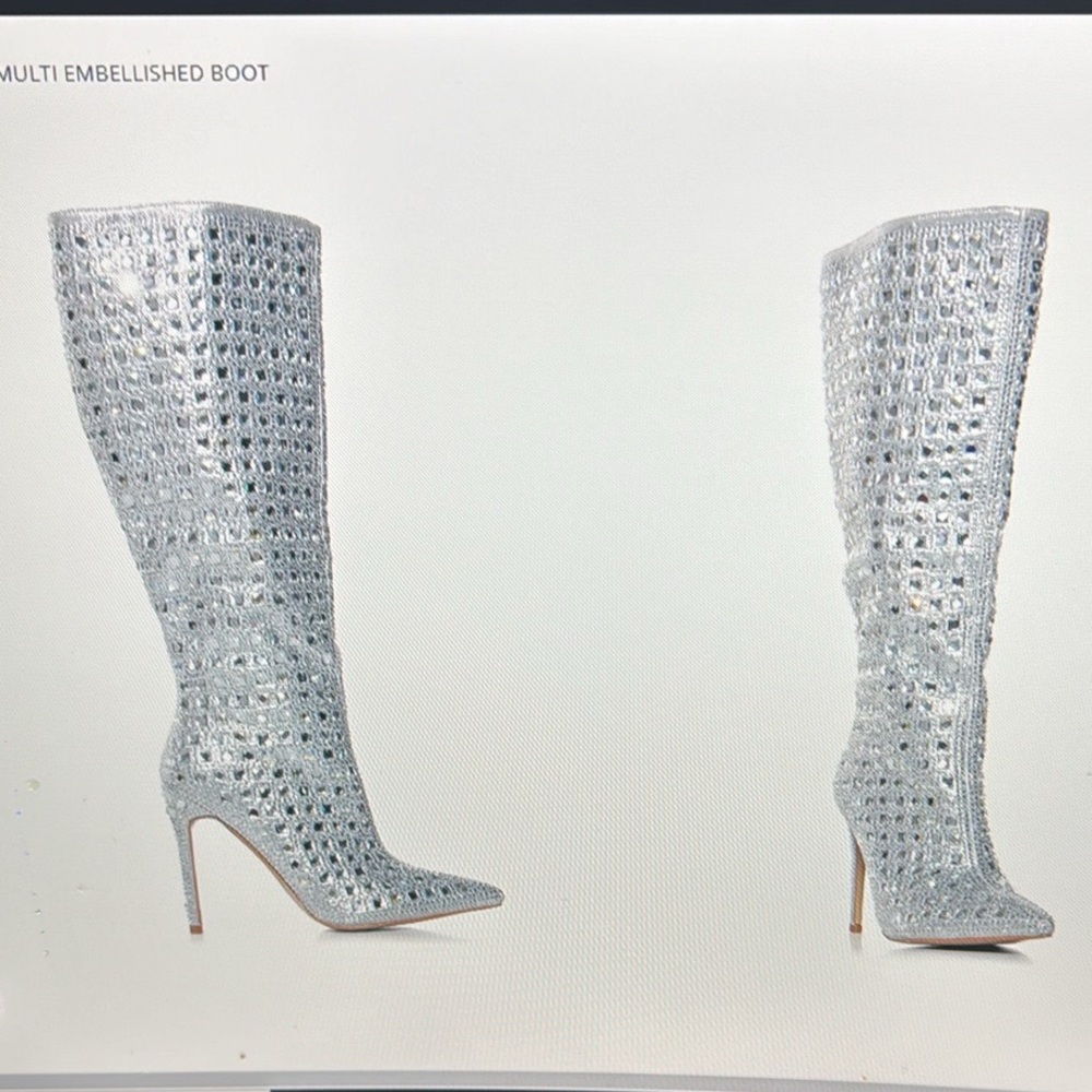 Azalea Wang Embellished Boots